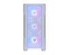 MSI MAG FORGE M100R ARGB Midi Tower PC Case Transparent, White
