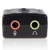 StarTech Virtual 7.1 USB Stereo Audio Adapter External Sound Card 7.1 Channels Sound Card | USB