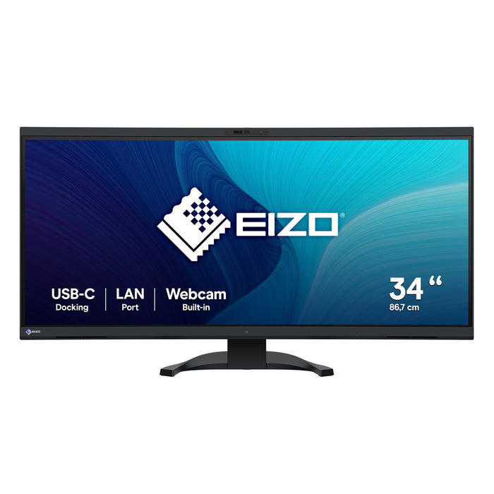 EIZO FlexScan EV3450XC-BK 35" UltraWide Quad HD Curved Monitor | 3440 x 1440 USB-C HDMI DP