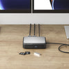 ALOGIC DUCD2 notebook dock/port replicator Wired USB 3.2 Gen 2 (3.1 Gen 2) Type-C Grey, Black