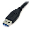 StarTech 0.5m (1.5ft) Black SuperSpeed USB 3.0 Cable A to Micro B - M/M