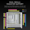 Corsair FRAME 4000D Midi Tower PC Case White | Liquid Cooling Support