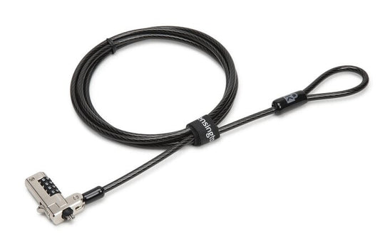 Kensington Slim N17 Combination Laptop Lock for Wedge-Shaped Slots