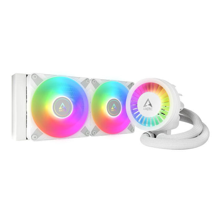 ARCTIC Liquid Freezer III 240 AIO Liquid Cooler | 240mm 2000 RPM 48.82 CFM PWM RGB Fluid Dynamic Bearing (FDB) Intel & AMD Compatible White