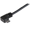 StarTech Micro-USB Charge-and-Sync Cable M/M - Right-Angle Micro-USB - 30/24 AWG - 1 m (3 ft.)