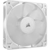 Corsair RS120 Case Fan | 120mm 2100 RPM 72.8 CFM PWM White