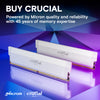 Crucial Pro OC 32 GB (2x16 GB) DDR5 6000 MHz Memory Kit | CL36, XMP, Heatsink