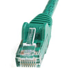 StarTech 100ft CAT6 Cable - Green CAT6 Ethernet Cable - Gigabit Ethernet Wire - 650MHz 100W PoE RJ45 UTP CAT 6 Network/Patch Cord Snagless - Fluke Tested/Wiring is UL Certified/TIA