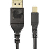 StarTech 3ft (1m) VESA Certified Mini DisplayPort to DisplayPort 1.4 Cable - 8K 60Hz HBR3 HDR - Super UHD mDP to DP 1.4 Cord - Slim (34 AWG) Ultra HD 4K 120Hz - Monitor/Video Cable