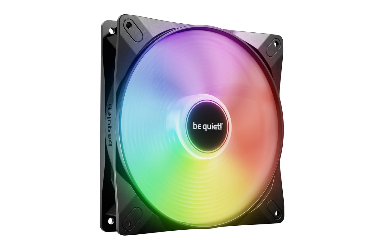 be quiet! LIGHT WINGS LX 120mm PWM high-speed Case Fan | 120mm 2100 RPM 61.8 CFM PWM RGB Rifle bearing Black