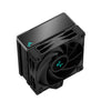 DeepCool AK400 ZERO DARK CPU Cooler | 120mm 1850 RPM 66.47 CFM Fluid Dynamic Bearing (FDB) Intel & AMD Compatible Black