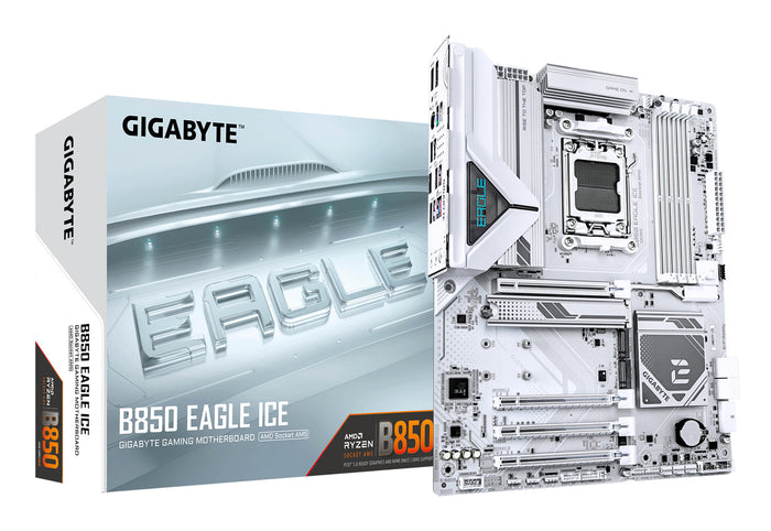 Gigabyte B850 EAGLE ICE ATX Motherboard | AM5 | 4x DDR5 Slots