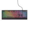 Trust GXT 792 Quadrox Gaming Keyboard | Wired, QWERTY, Full-size (100%), Black, Backlit, Mouse Included