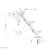Neomounts by Newstar monitor desk mount