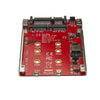 StarTech Dual-Slot M.2 Drive to SATA Adapter for 2.5" Drive Bay - RAID