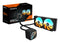 GIGABYTE GAMING 240 Liquid CPU Cooler- 2x120mm ARGB Fans, slide-in interlocking mechanism, DAISY-CHAIN, Intel LGA 1851 and AMD AM5 Compatible