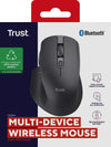 Trust Ozaa+ mouse Right-hand RF Wireless + Bluetooth Optical 3200 DPI