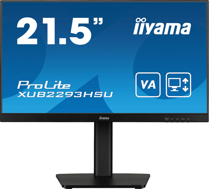 iiyama ProLite XUB2293HSU-B7 22" Full HD Monitor | 1920 x 1080 100Hz 1ms HDMI DP
