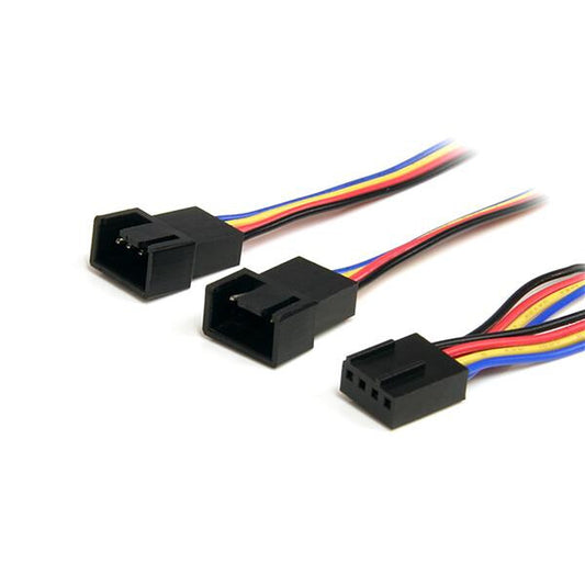 StarTech 12in 4 Pin Fan Power Splitter Cable - F/M