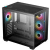 DeepCool CG530 4F ARGB Midi Tower PC Case Black | Liquid Cooling Support