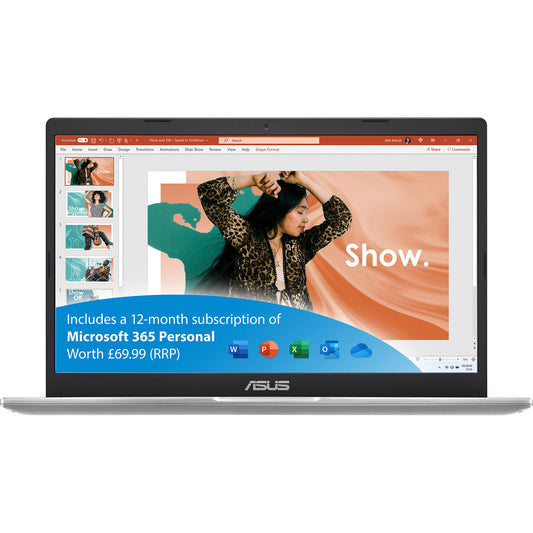 ASUS Vivobook Go 14 E410KA-EK672WS 14" Home Laptop | Intel Celeron N N4500 4 GB 64 GB eMMC Win 11 Home in S mode