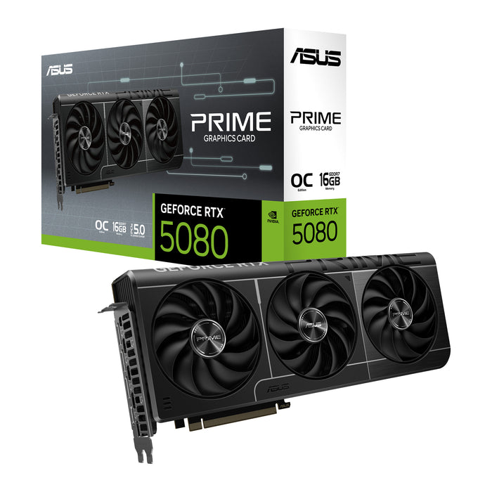 ASUS GeForce RTX 5080 16 GB GDDR7 Graphics Card | PCIe 5.0 | 3 x DP and 1 x HDMI | Active Cooling