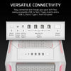 Corsair iCUE LINK 5000T LX RGB Midi Tower PC Case White | Liquid Cooling Support