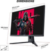 Koorui 27E1QA 27" Quad HD Gaming Monitor | 2560 x 1440 144Hz 1ms HDMI DP