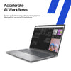HP ZBook 8 G1ak Wolf Pro Security Edition Copilot+ PC AMD Ryzen AI 7 PRO 350 Mobile workstation 35.6 cm (14") WUXGA 32 GB DDR5-SDRAM 1 TB SSD Wi-Fi 7 (802.11be) Windows 11 Pro AI Workstation, AI PC Silver