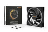 be quiet! Light Wings High Speed Fan | 140mm 2200 RPM 71.7 CFM PWM RGB Rifle bearing Black