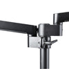 StarTech.com Desk Mount Dual Monitor Arm - Full Motion Monitor Mount for 2x VESA Displays up to 32" (17lb/8kg) - Vertical Stackable Arms - Height Adjustable/Articulating - Clamp/Grommet