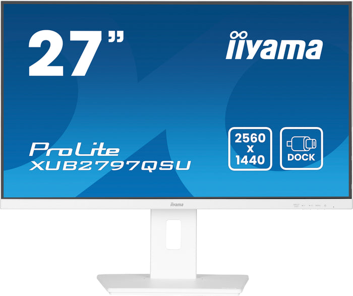 iiyama ProLite XUB2797QSU-W2 27" Quad HD Monitor | 2560 x 1440 100Hz 1ms HDMI DP