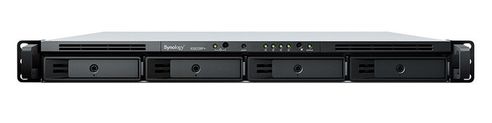 Synology RackStation RackStation RS822RP+ Rack (1U) NAS | 4-bay, HDD & SSD, Ryzen Embedded CPU, 2 GB GB RAM, 4 x LAN Ports