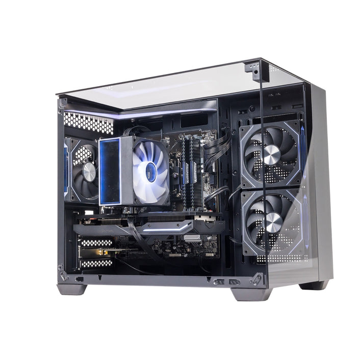 GTR Gaming PC | Intel Core i5-12400F | RX 9060 XT 16GB GDDR6 | 32GB DDR4 3600MHz RAM | 1TB NVMe SSD | 600W 80+ Bronze PSU | Wi-Fi | Windows 11 Home | ARGB Case
