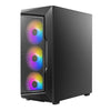 Antec AX61 Elite ARGB Midi Tower PC Case Black | Liquid Cooling Support