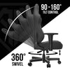 Anda Seat Dark Demon Dragon PC gaming chair Upholstered padded seat Black