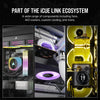 Corsair iCUE LINK RX120 RGB Case Fan | 120mm 2100 RPM 73.5 CFM PWM RGB Magnetic levitation bearing Black
