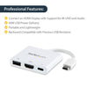 StarTech USB-C Multiport Adapter with HDMI - USB 3.0 Port - 60W PD - White
