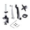 StarTech.com Monitor Desk Mount For 27in 16:9 or 30in 21:9 Ultrawide Screens, VESA 75x75/100x100, Tool-Less Arm Adjustments, C-Clamp/Grommet, Spring-Assisted Arm