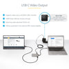StarTech.com 4-Port USB-C Hub with USB-C DP Alt Mode Video Output 4K 60Hz - 3x USB-A, 1x USB Type-C, 100W Power Delivery Pass-Through, USB 3.2 10Gbps, 1ft/30cm Cable, Portable USB Hub