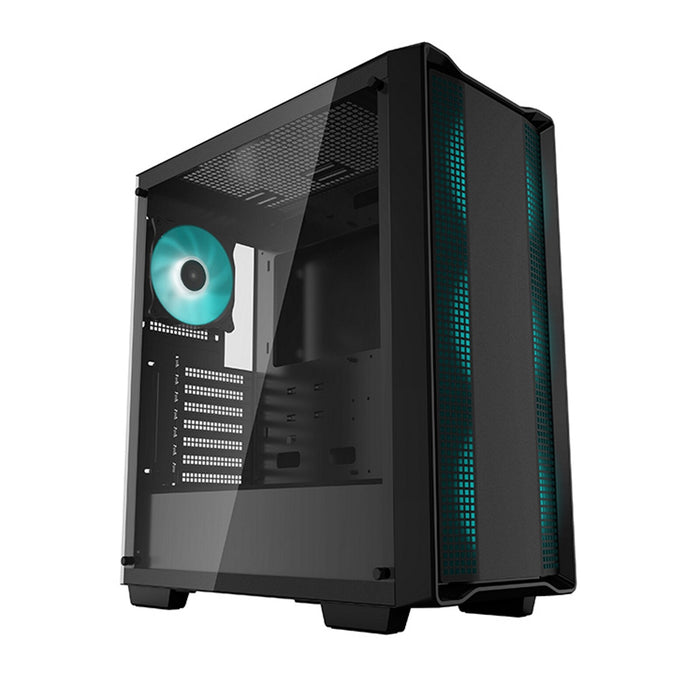 DeepCool CC560 V2 RGB Midi Tower PC Case Black | Liquid Cooling Support