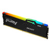 Kingston FURY Beast 16 GB (1x16 GB) DDR5 5600 MHz Memory Kit | CL40, XMP, Heatsink, ARGB