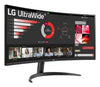 LG 34WR50QK-B 34" Wide Quad HD Curved Monitor | 3440 x 1440 100Hz HDMI DP