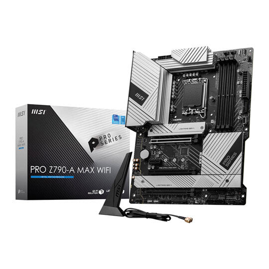 MSI PRO Z790-A MAX WIFI ATX Motherboard | LGA1700 | 4x DDR5 Slots | Wi-Fi 7