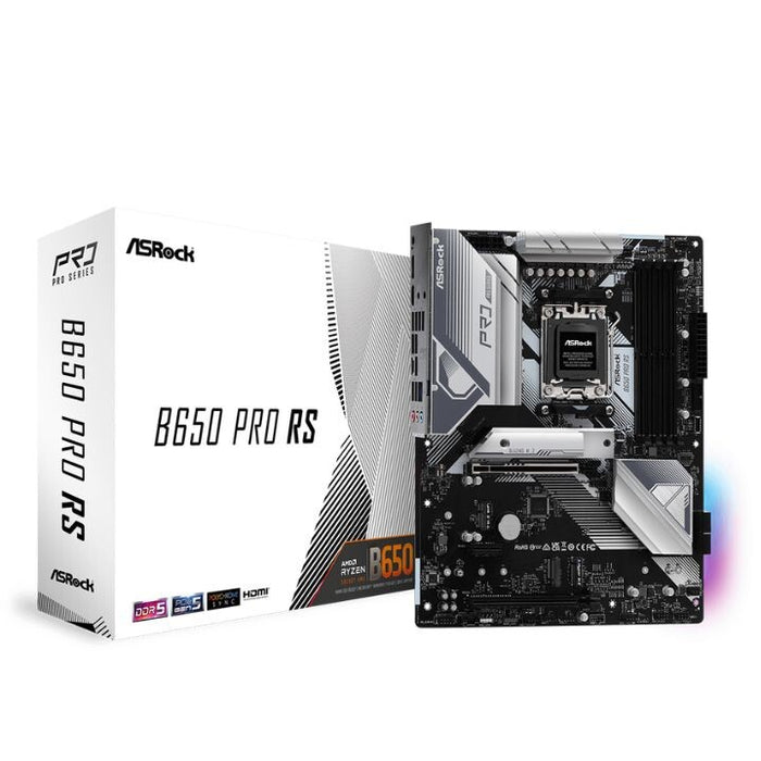 Asrock B650 Pro RS ATX Motherboard | AM5 | 4x DDR5 Slots
