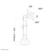 Neomounts by Newstar monitor desk mount