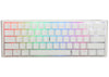 Ducky One3 Pure White Mini Mechanical Gaming Keyboard | Wired, White, Backlit