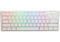Ducky One3 Pure White Mini Mechanical Gaming Keyboard | Wired, White, Backlit
