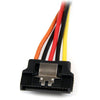 StarTech 6in Latching SATA Power Y Splitter Cable Adapter - M/F