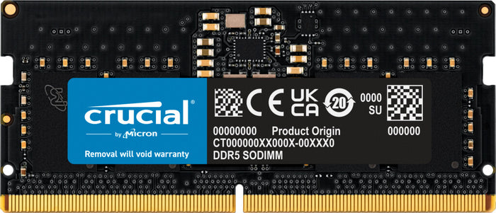 Crucial CT8G56C46S5 8 GB (1x8 GB) DDR5 5600 MHz Memory Kit | CL46